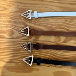 Set of 4 inspired belts